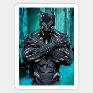 BLACK PANTHER (NEW COLOURS) Sticker